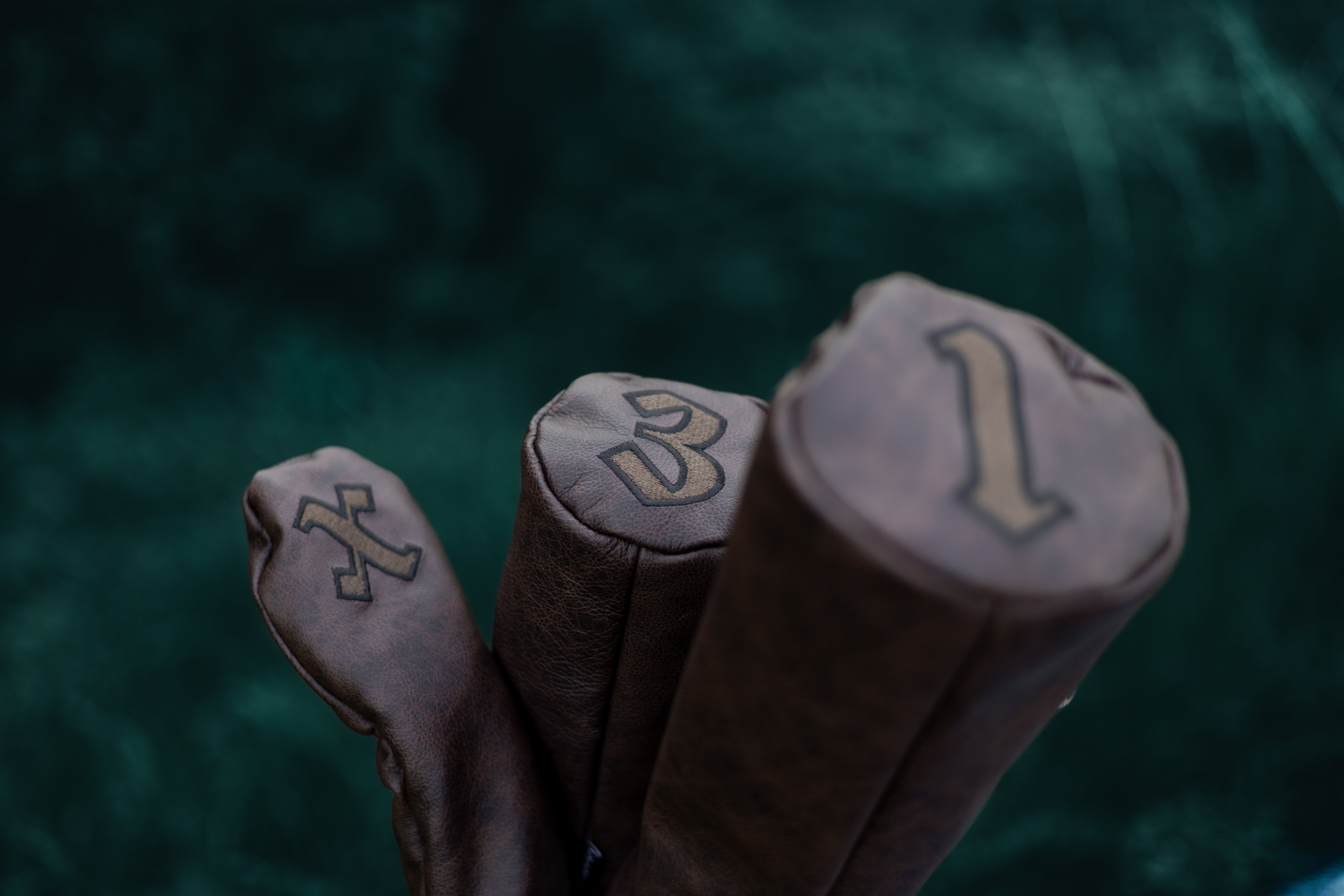 Limited Run Brown Genuine Leather Headcovers