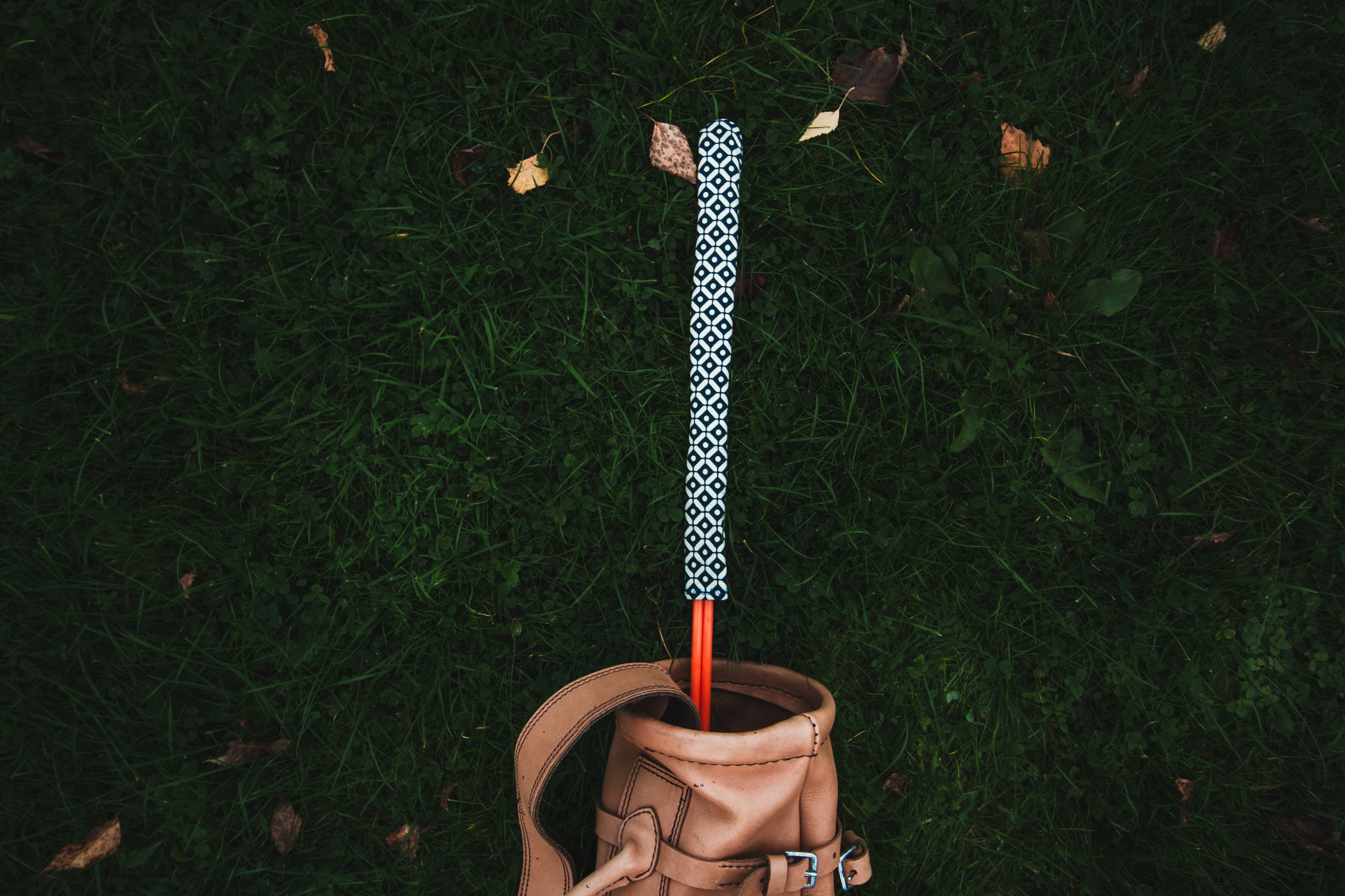 Blue Patterned Headcovers