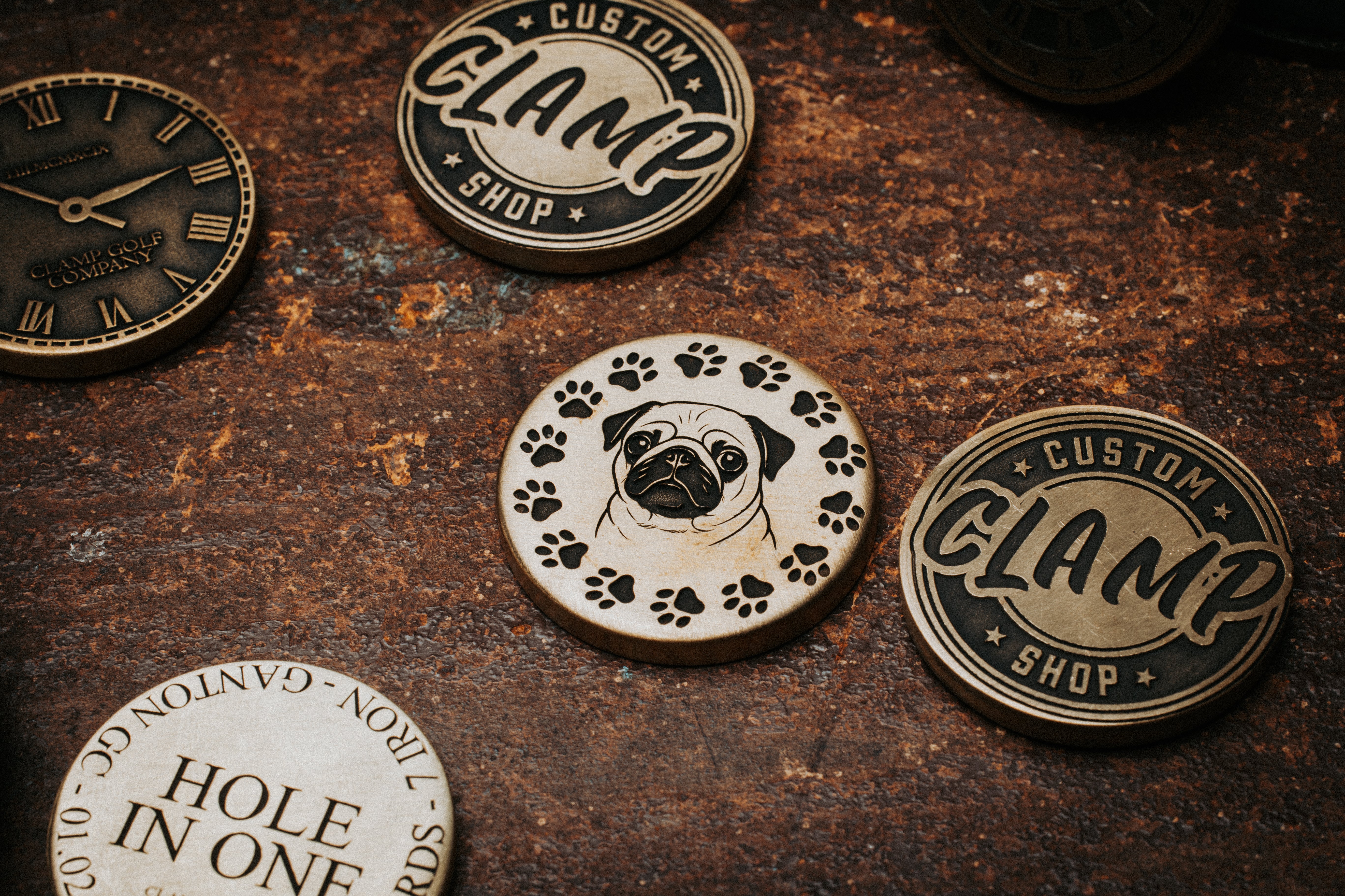 Portrait ball marker - Customisable