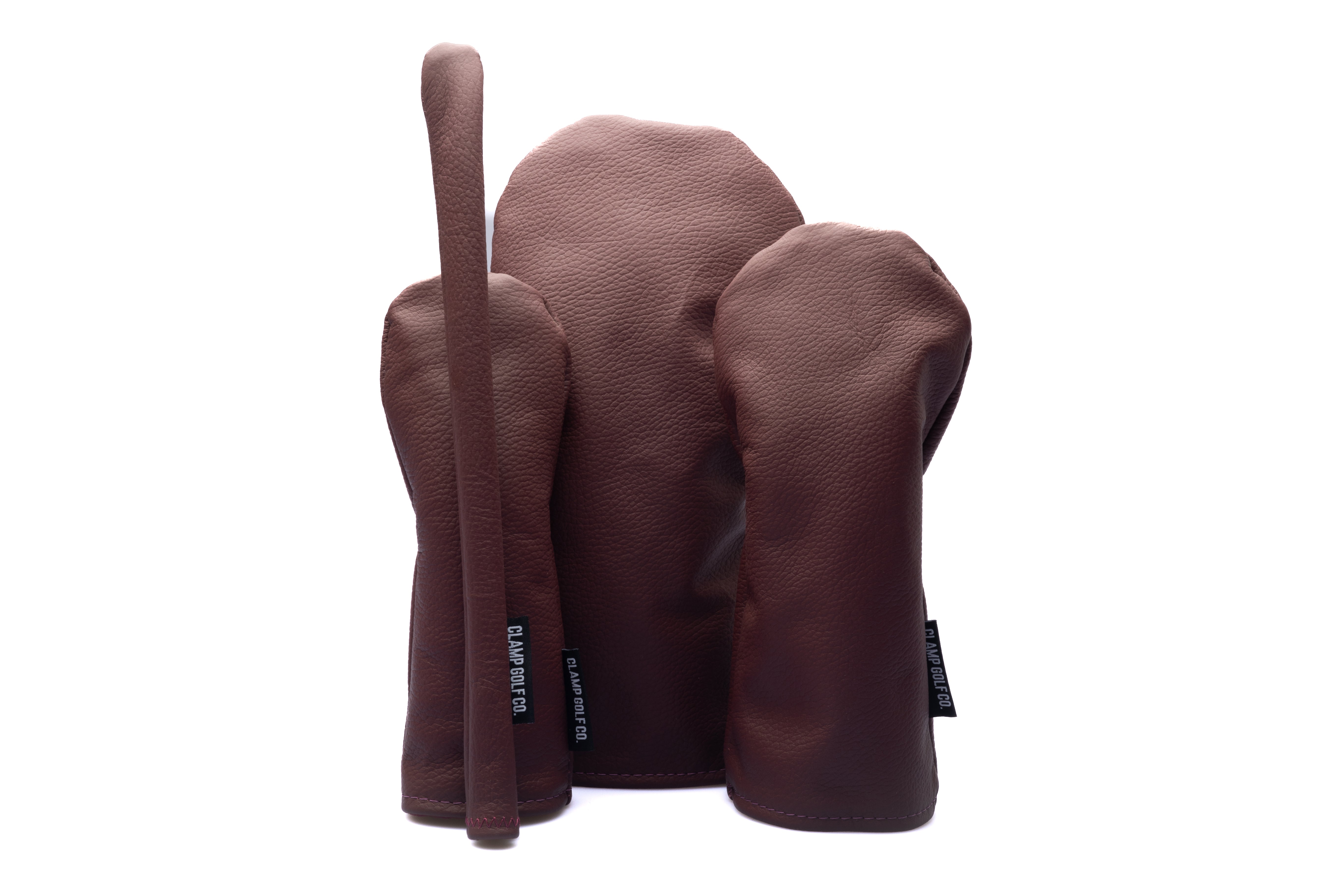 Plain Genuine Leather Headcovers