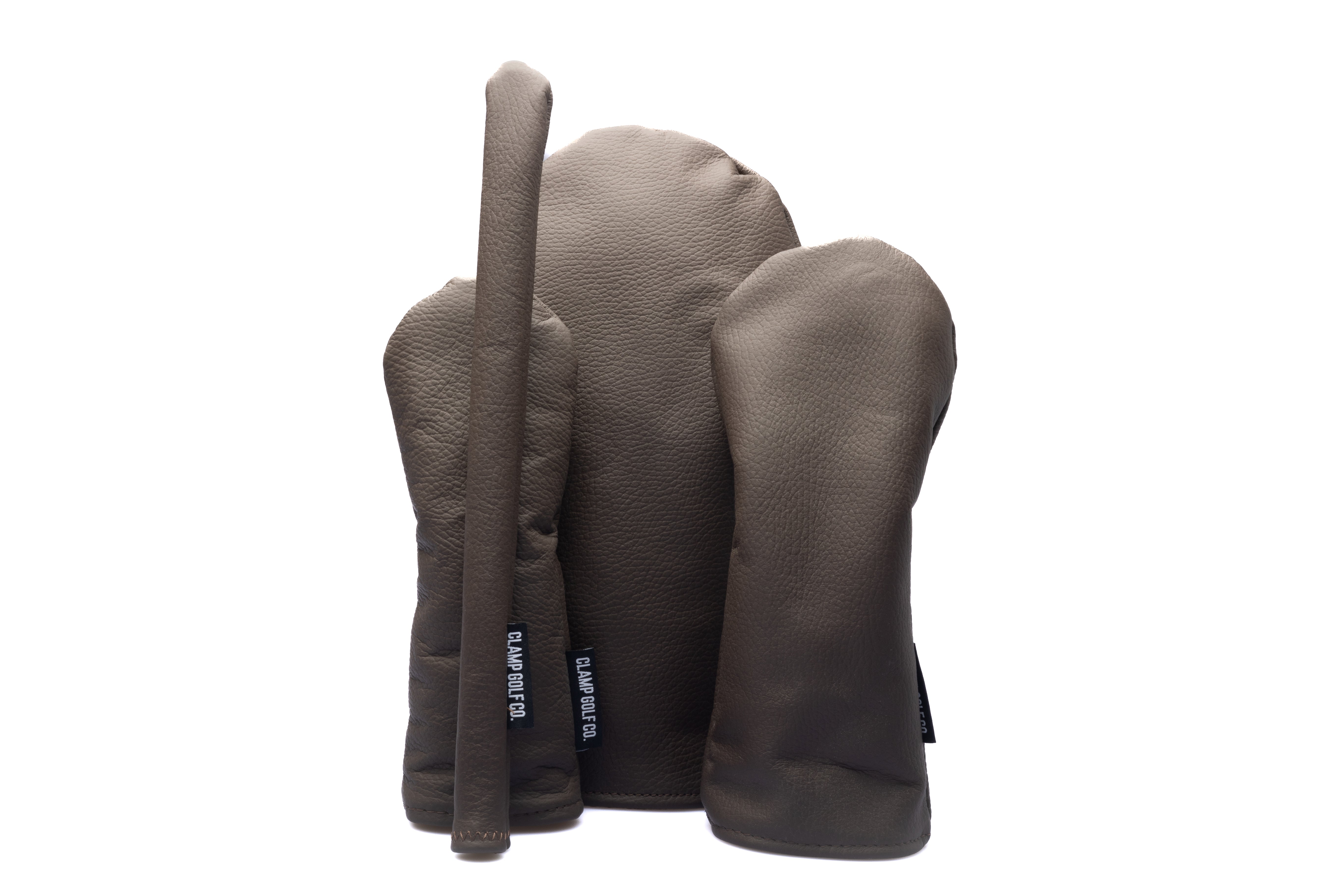 Plain Genuine Leather Headcovers