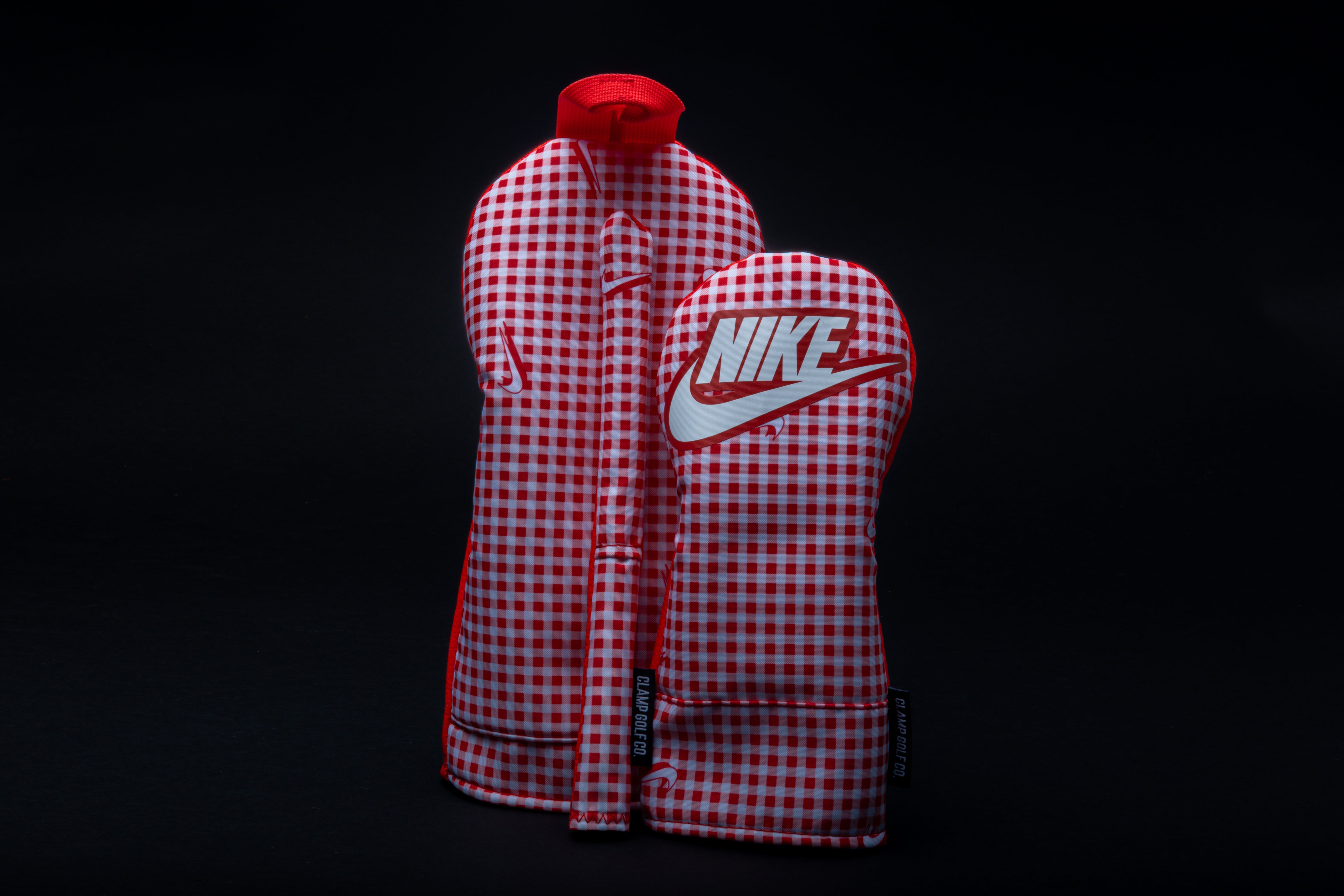 Red Nike Rework Headcovers