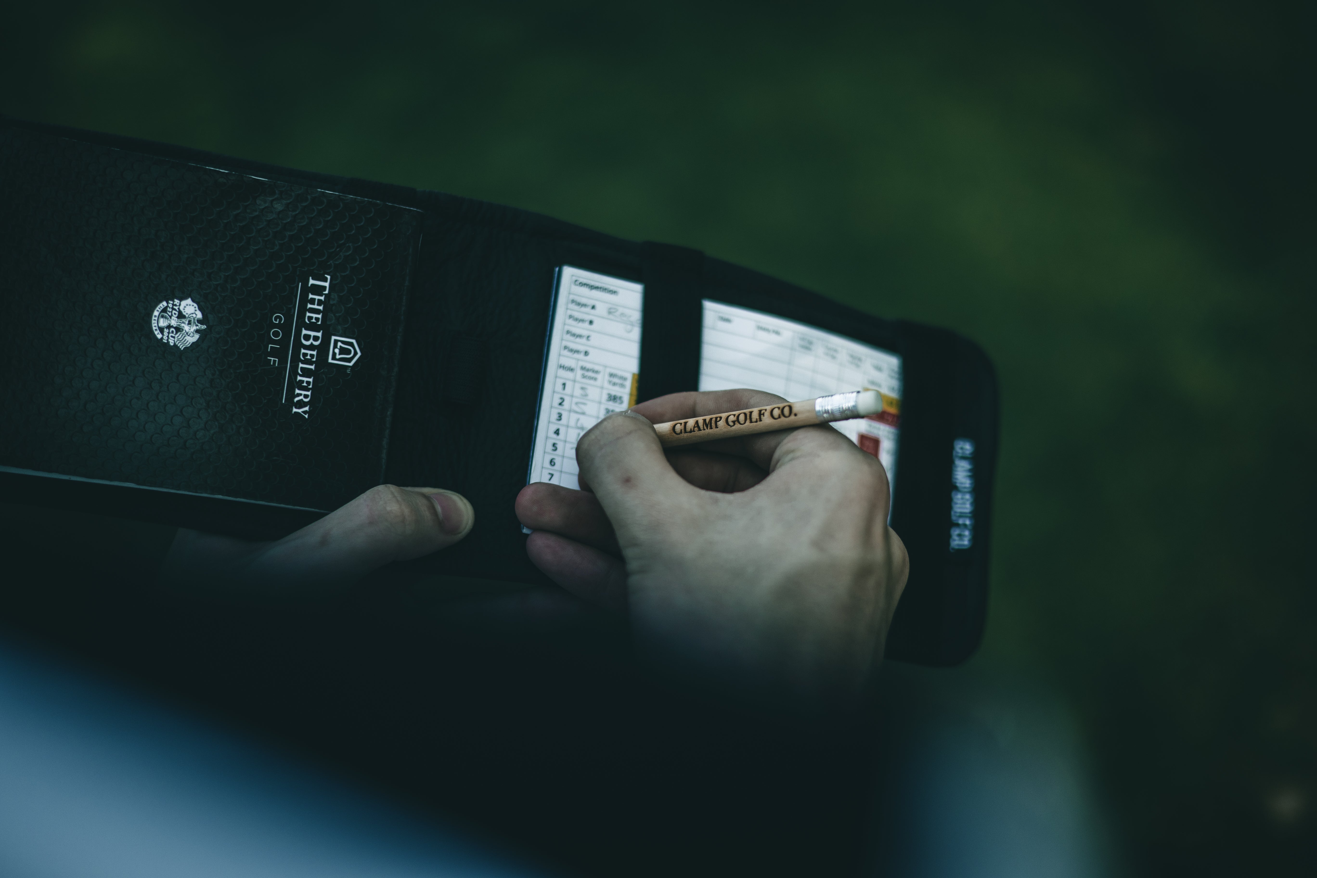 Custom Shop Genuine Leather Yardage Book Holder