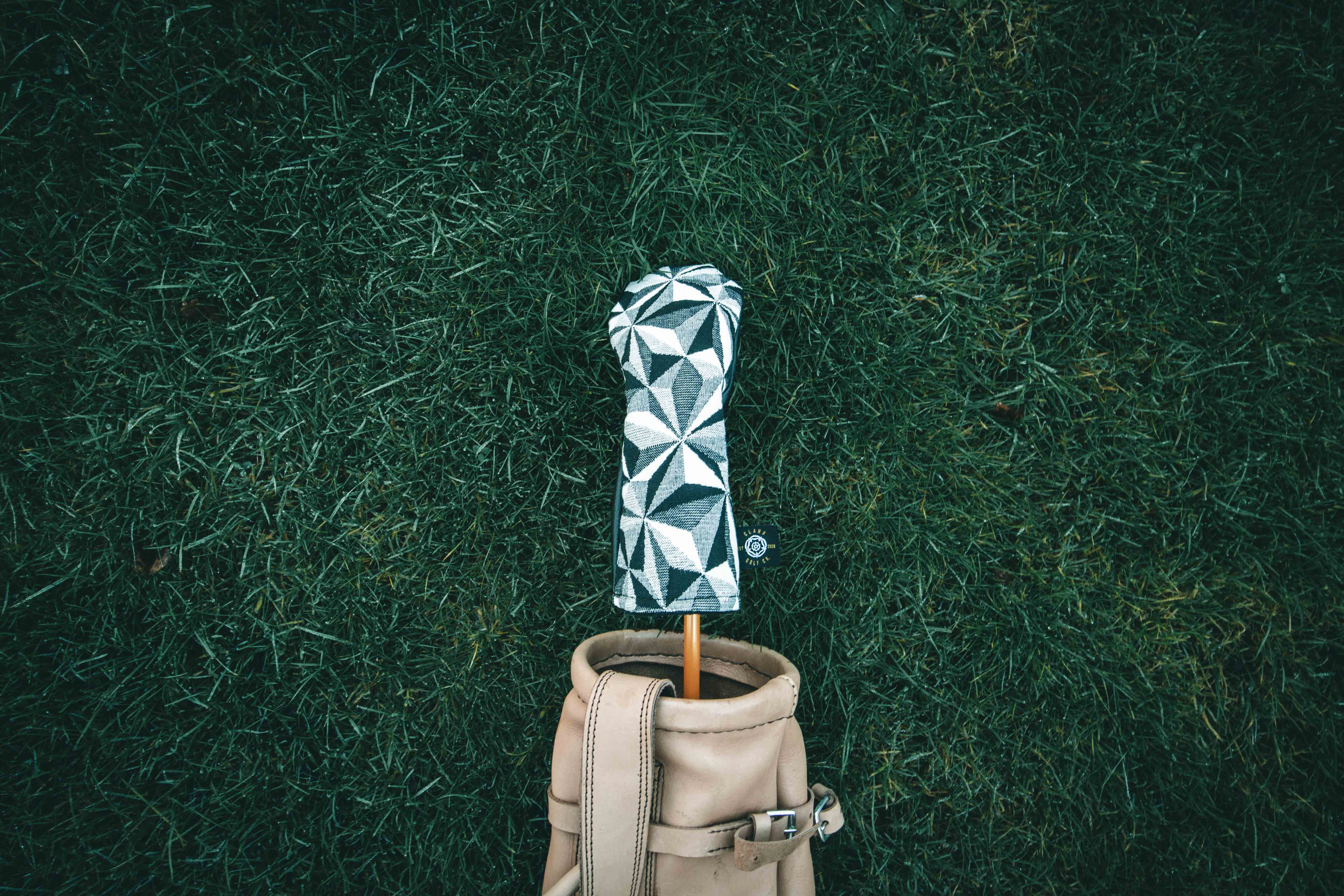 Black and White Patterned Headcovers