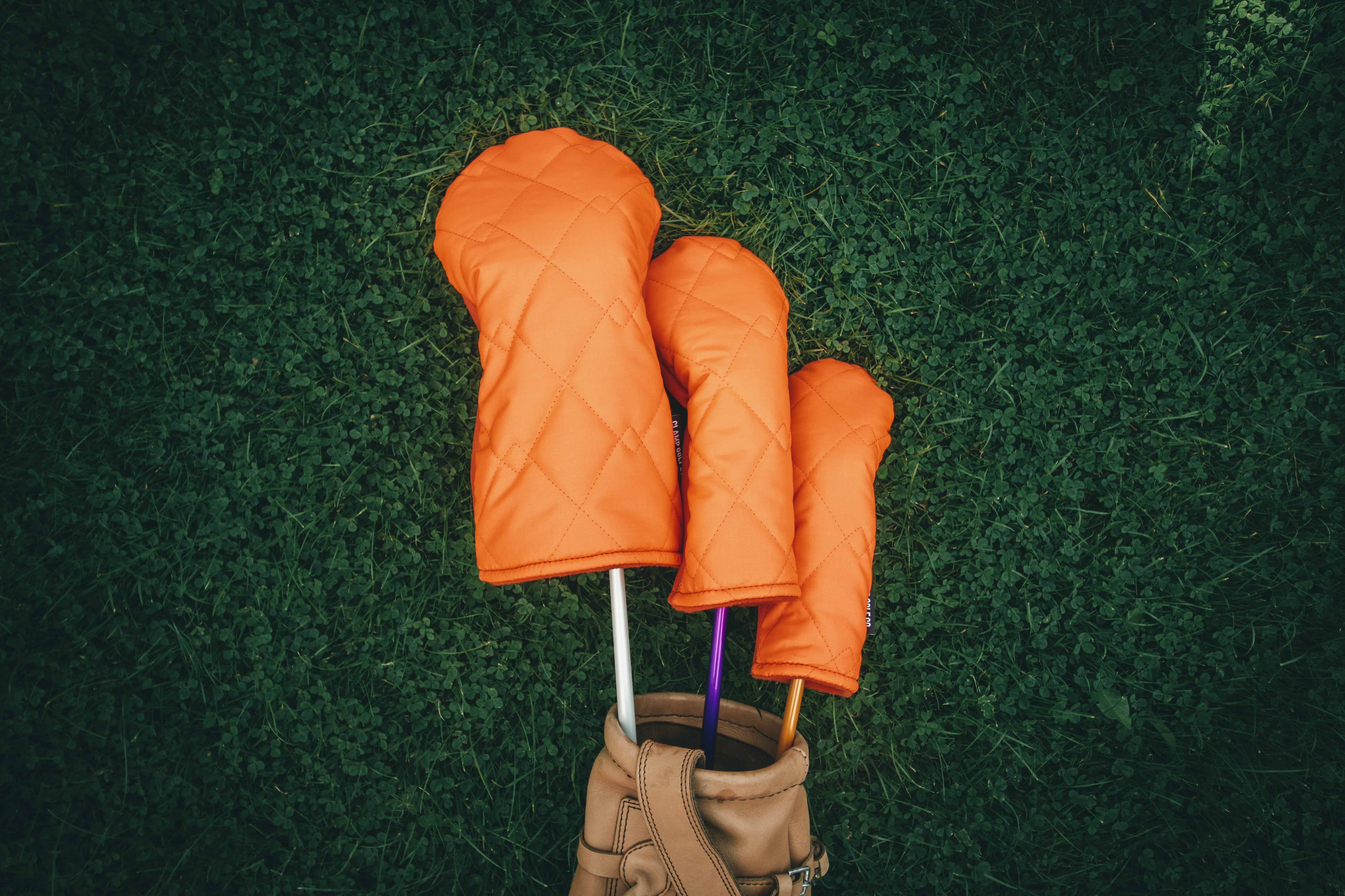 Hi-Vis Orange Puffer Headcovers