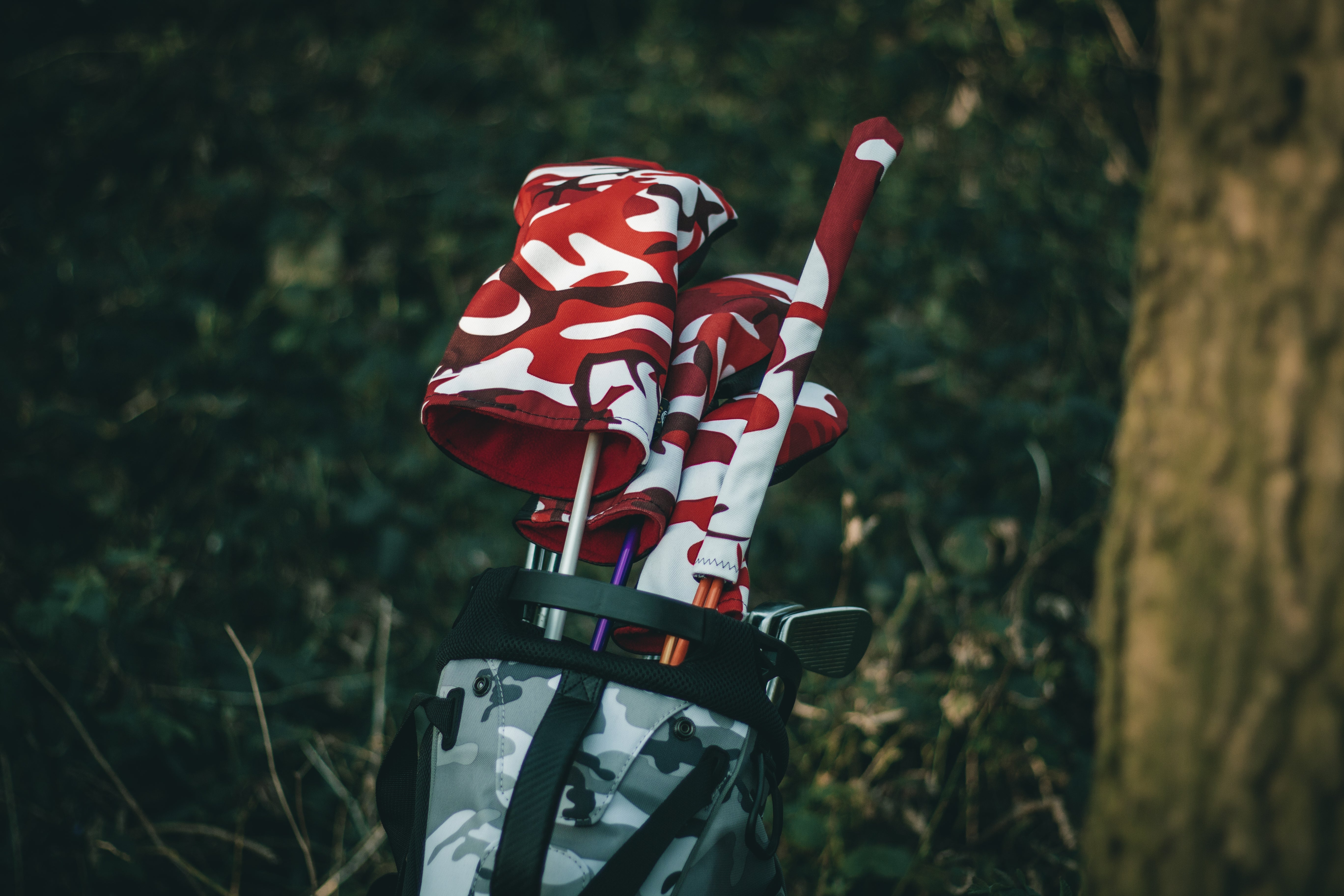 Red Camo Headcovers